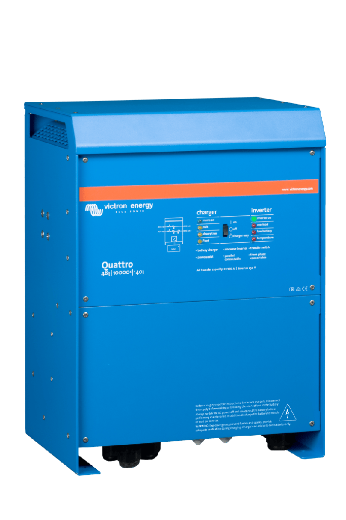 Victron Quattro 10,000VA 48V Inverter Charger QUA483100100