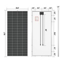 Rich Solar MEGA 200 Watt 24v Monocrystalline Solar Panel