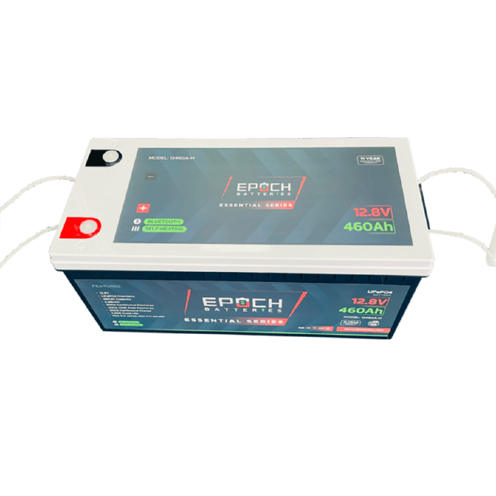 Epoch 12V 460Ah | Heated & Bluetooth | LiFePO4 Battery Essentials