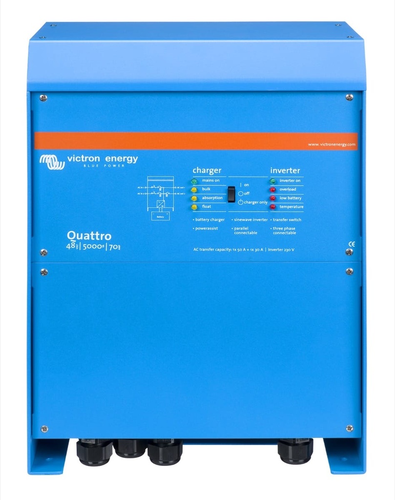 Victron Energy Quattro 5000 Watt 48V Inverter Charger