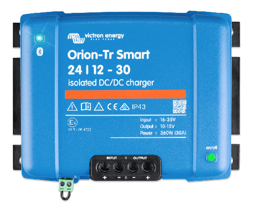 [ORI121236120] Victron Orion-Tr Smart 12/12-Volt 30a DC-DC Charger Isolated