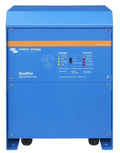 [QUA245023110] Victron Energy Quattro 5000VA 24V Inverter Charger QUA245023110